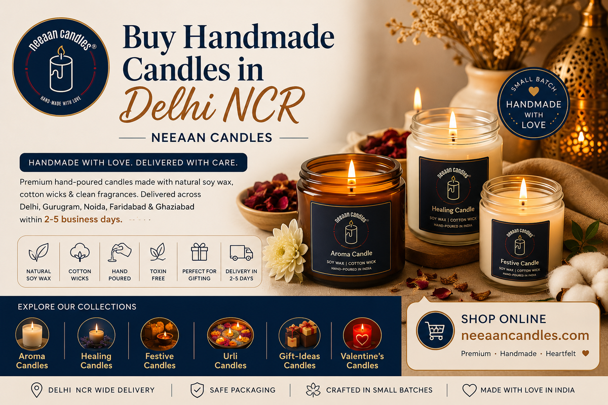 How to Buy Handmade Candles in Delhi NCR: A Complete Buyer's Guide