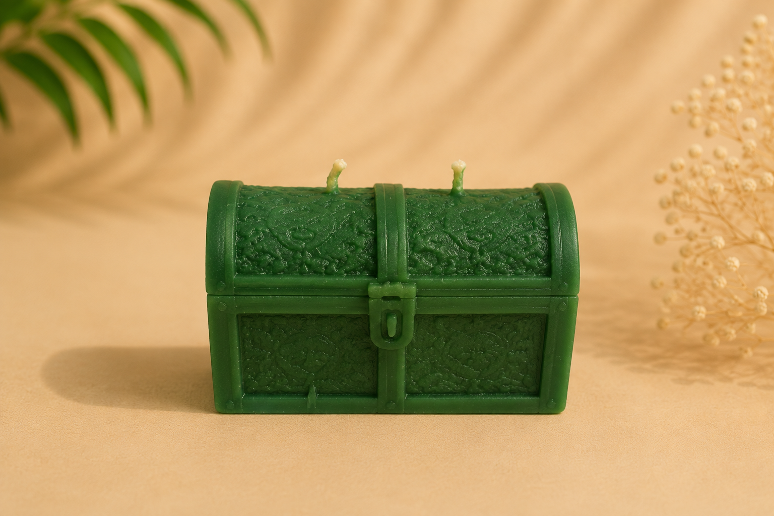 Treasure Chest Healing Candle | Handmade Treasure Box Candle | Prosperity & Abundance Candle