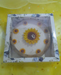 Sunflower Urli Candle | Handmade Floral Decorative Candle | Luxury Home Décor & Gifting Candle