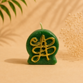 Small Zibu Symbol Healing Candle | Handmade Spiritual Intention Candle | Energy Healing Candle