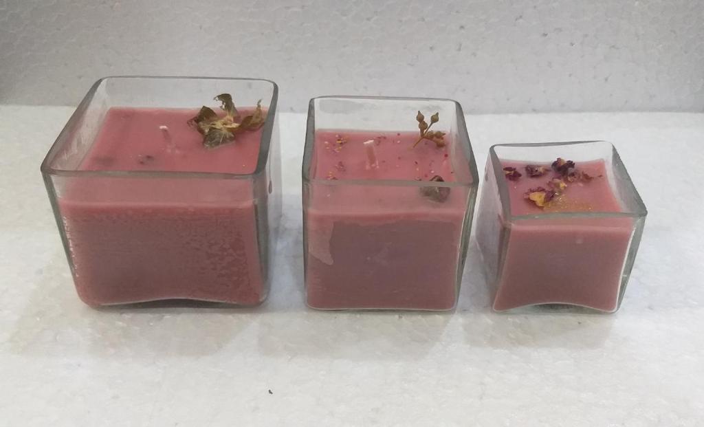 Cube Jar Candles