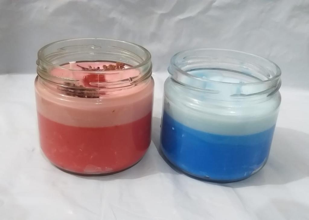 Layered Scented Candle | Handmade Luxury Aroma Candle