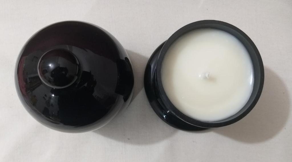 Luxury Decorative Candle with Glass Dome
