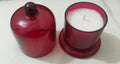 Luxury Decorative Candle with Glass Dome