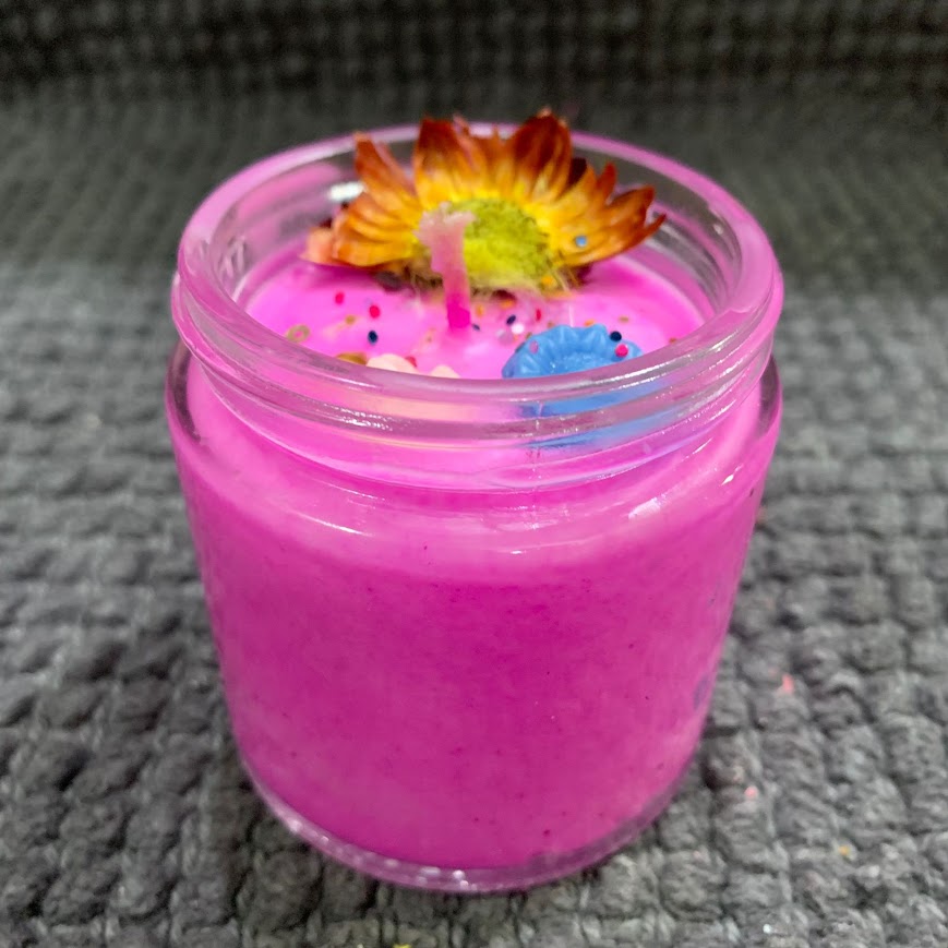 Floral Aroma Candle | Handmade Mazanta Scented Jar Candle