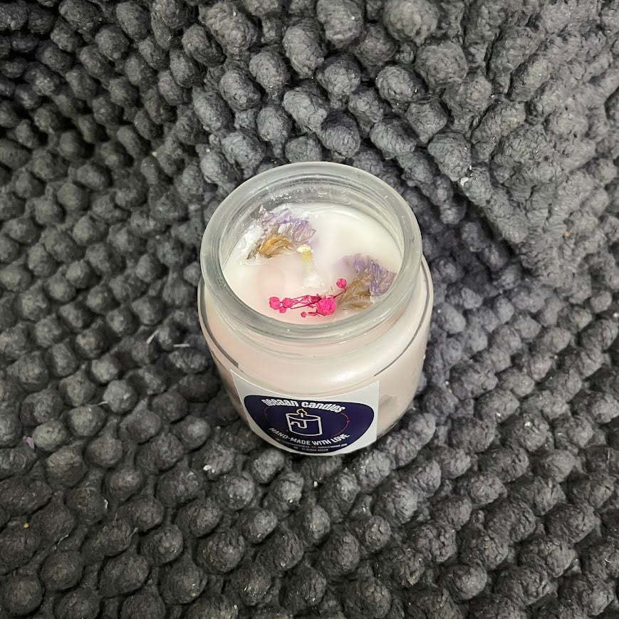 Botanical Aroma Candle | Handmade Floral Scented Jar Candle
