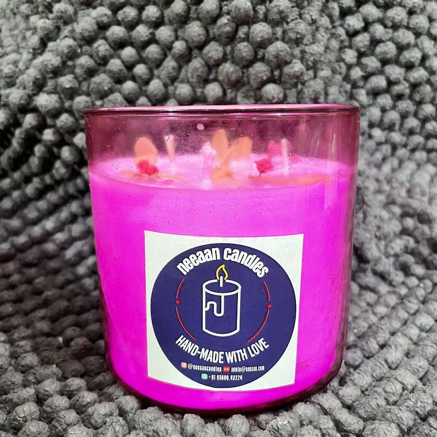 Luxury Floral Candle | 3 Wick Handmade Scented Candle