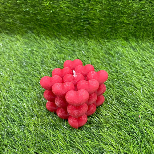 BUBBLE HEART CANDLE