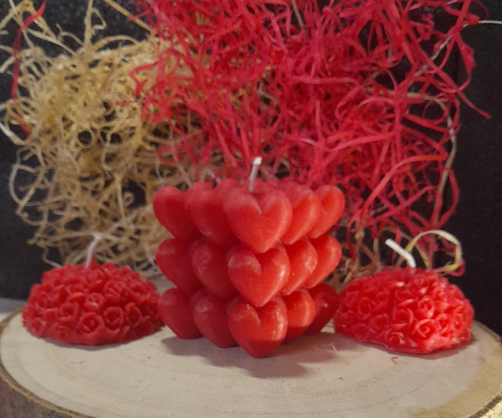 BUBBLE HEART CANDLE