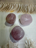 Rose Quartz Tumble Stone – Natural Polished Crystal for Love & Emotional Healing