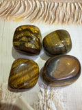 Tiger Eye Tumble Stone – Natural Crystal for Confidence & Protection