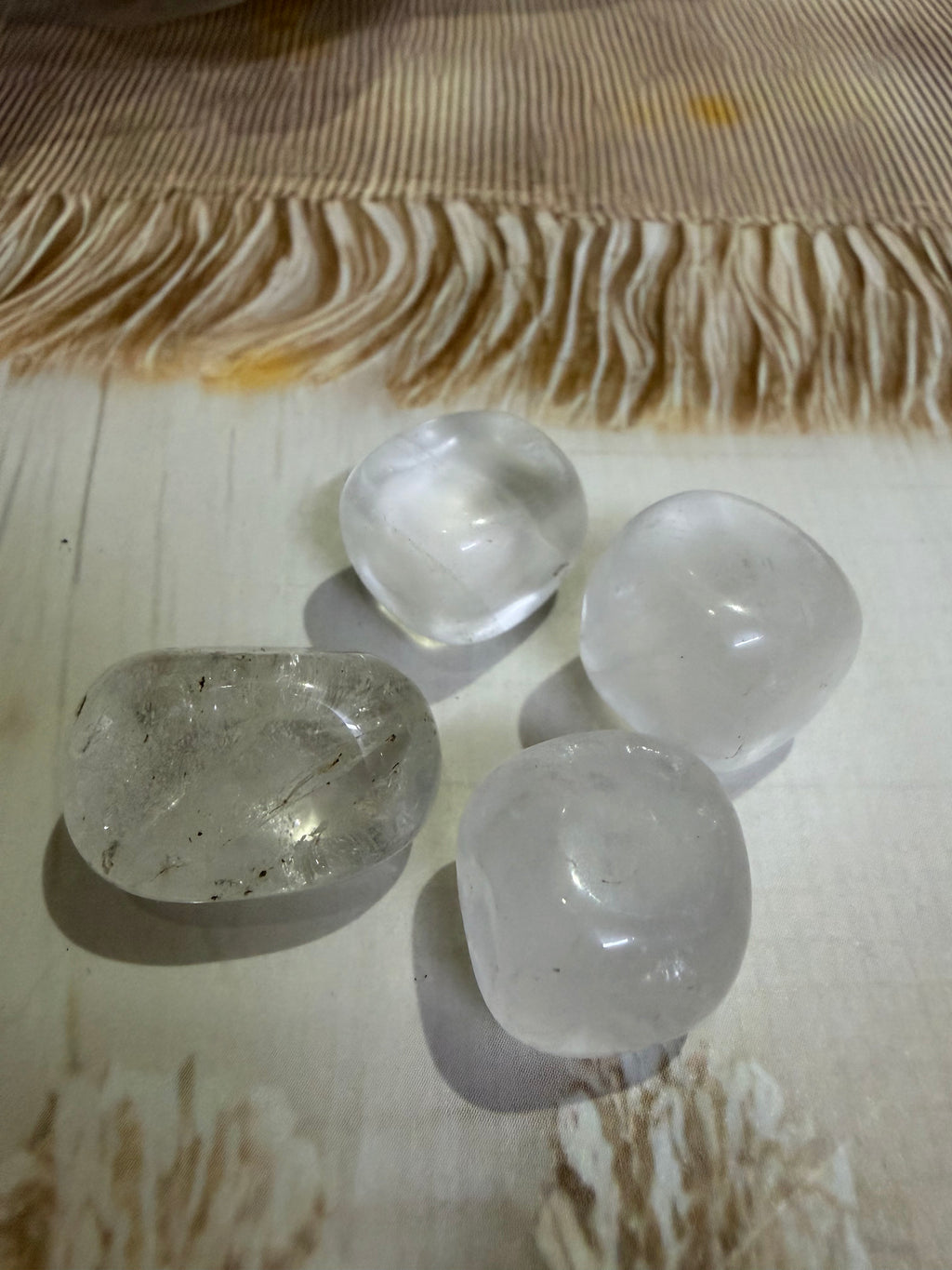Clear Quartz Tumble Stone