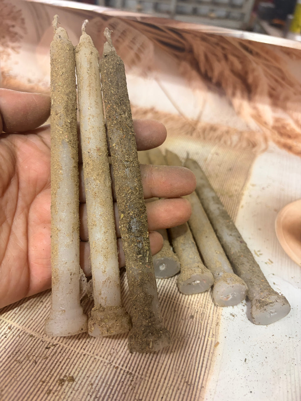 Protection Ritual Taper Candles Set of 12 | Handcrafted Spiritual Protection Candles for Cleansing & Energy Shielding