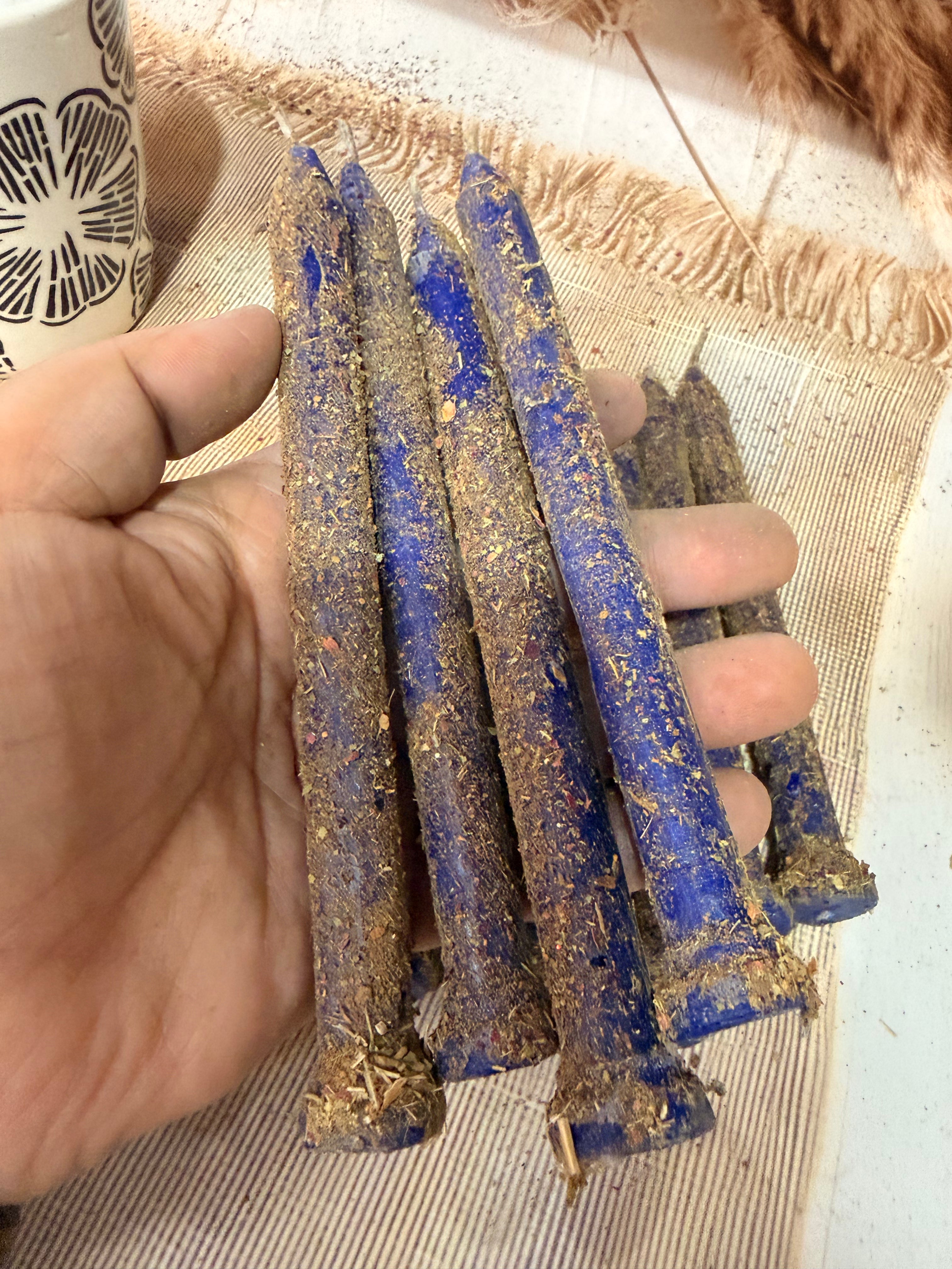 Communication Intention Taper Candle Set (Pack of 12) – Handcrafted Ritual Candles