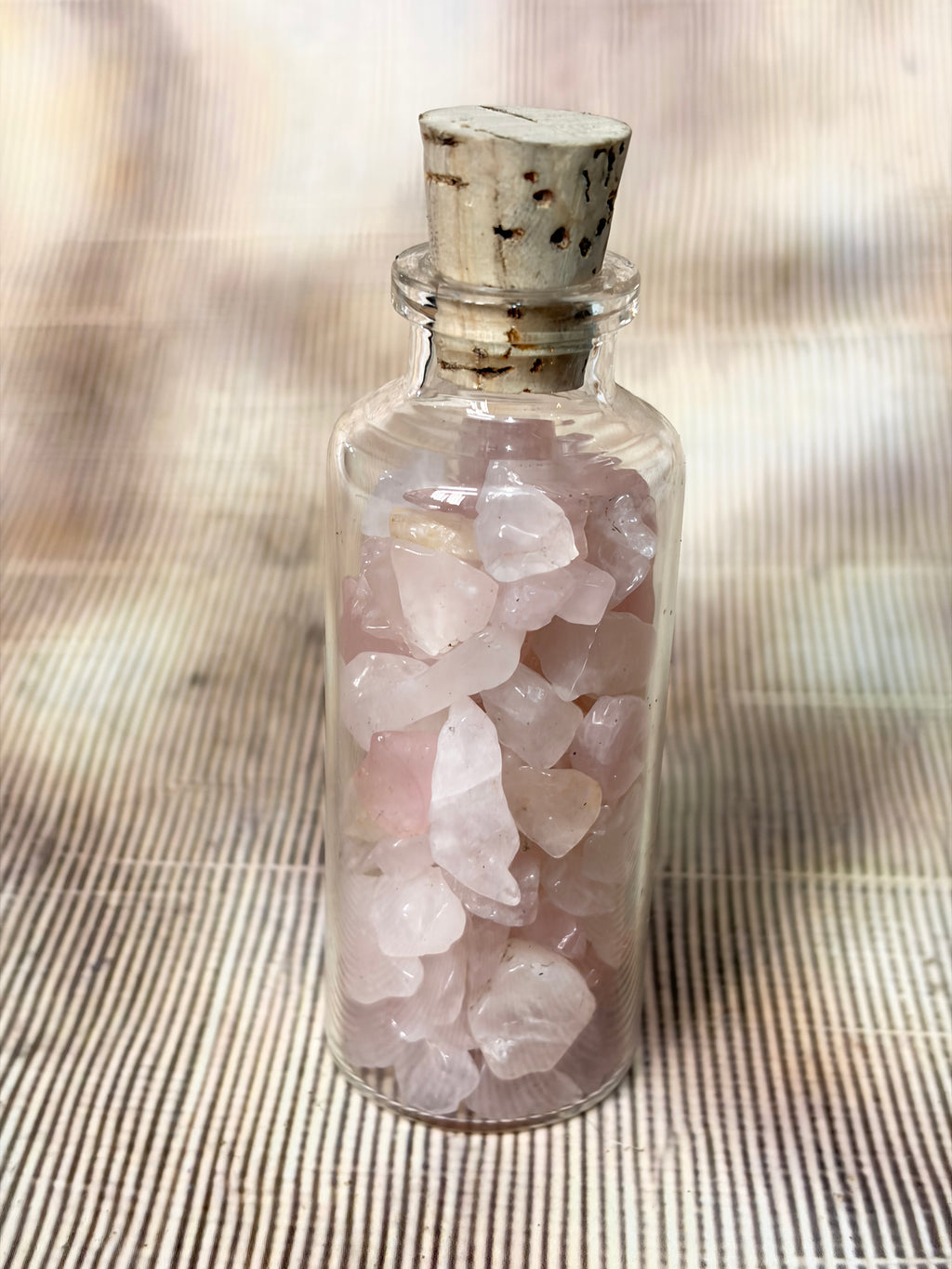 Energised Rose Quartz Crystal Chips (50–60g) | Charged Love & Heart Healing Crystals | Channelled Energy Stones