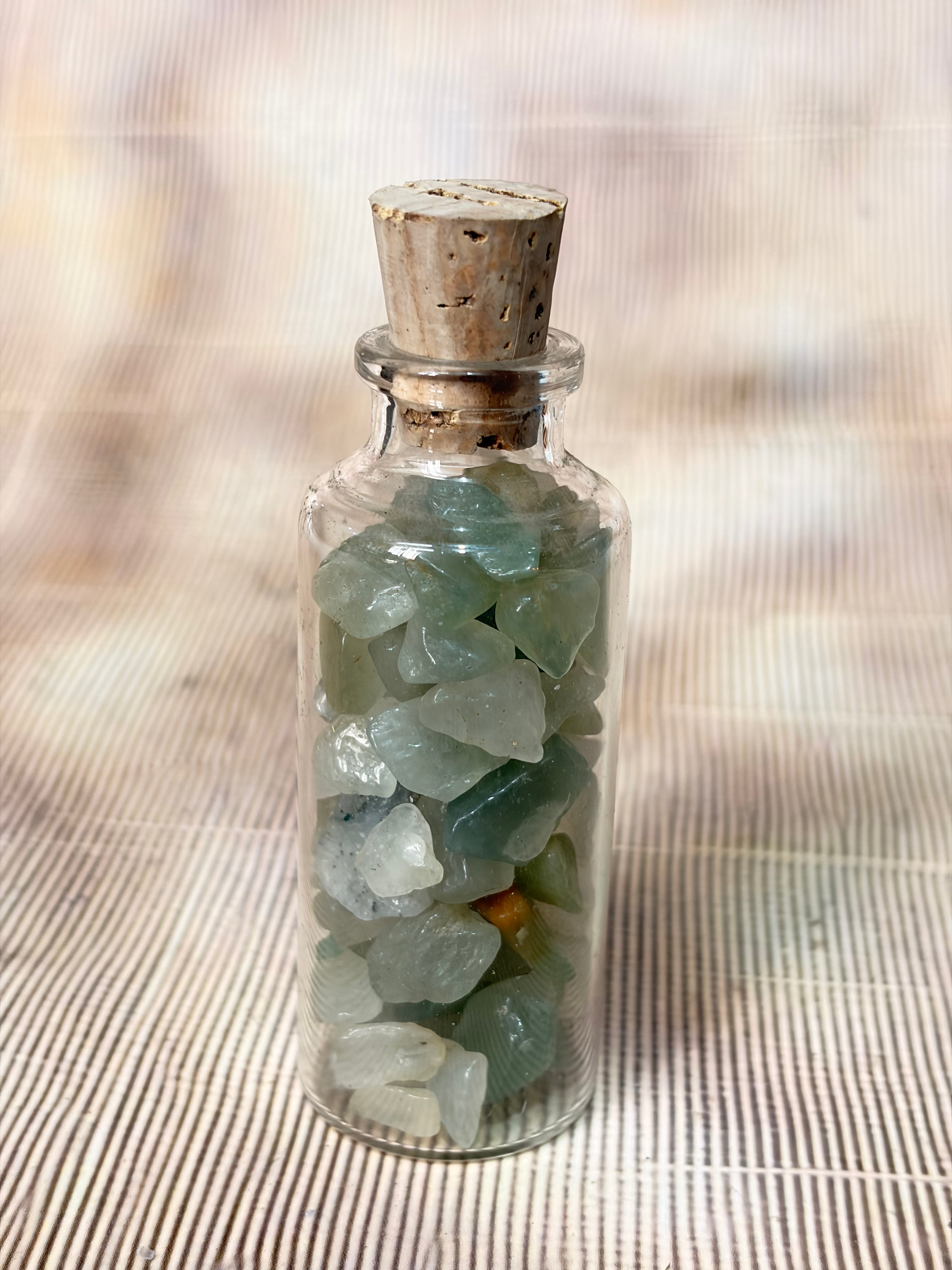 Energised Green Aventurine Crystal Chips (50–60g) | Charged Luck & Abundance Crystals | Channelled Energy Stones