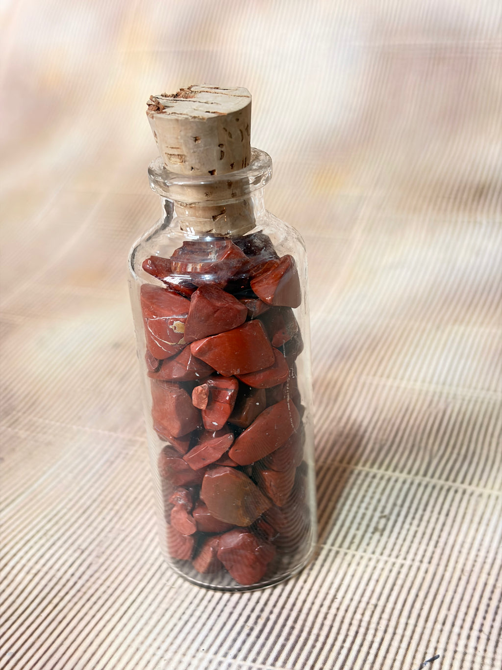 Energised Red Jasper Crystal Chips (50–60g) | Charged Grounding & Strength Crystals | Channelled Energy Stones