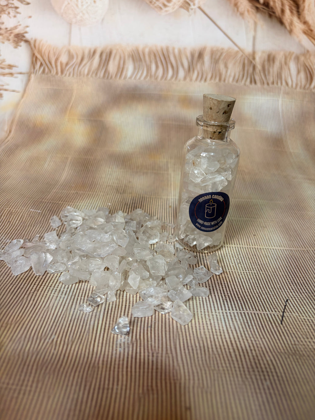 Energised Clear Quartz Crystal Chips (50–60g) | Charged Amplification & Healing Crystals | Channelled Energy Stones