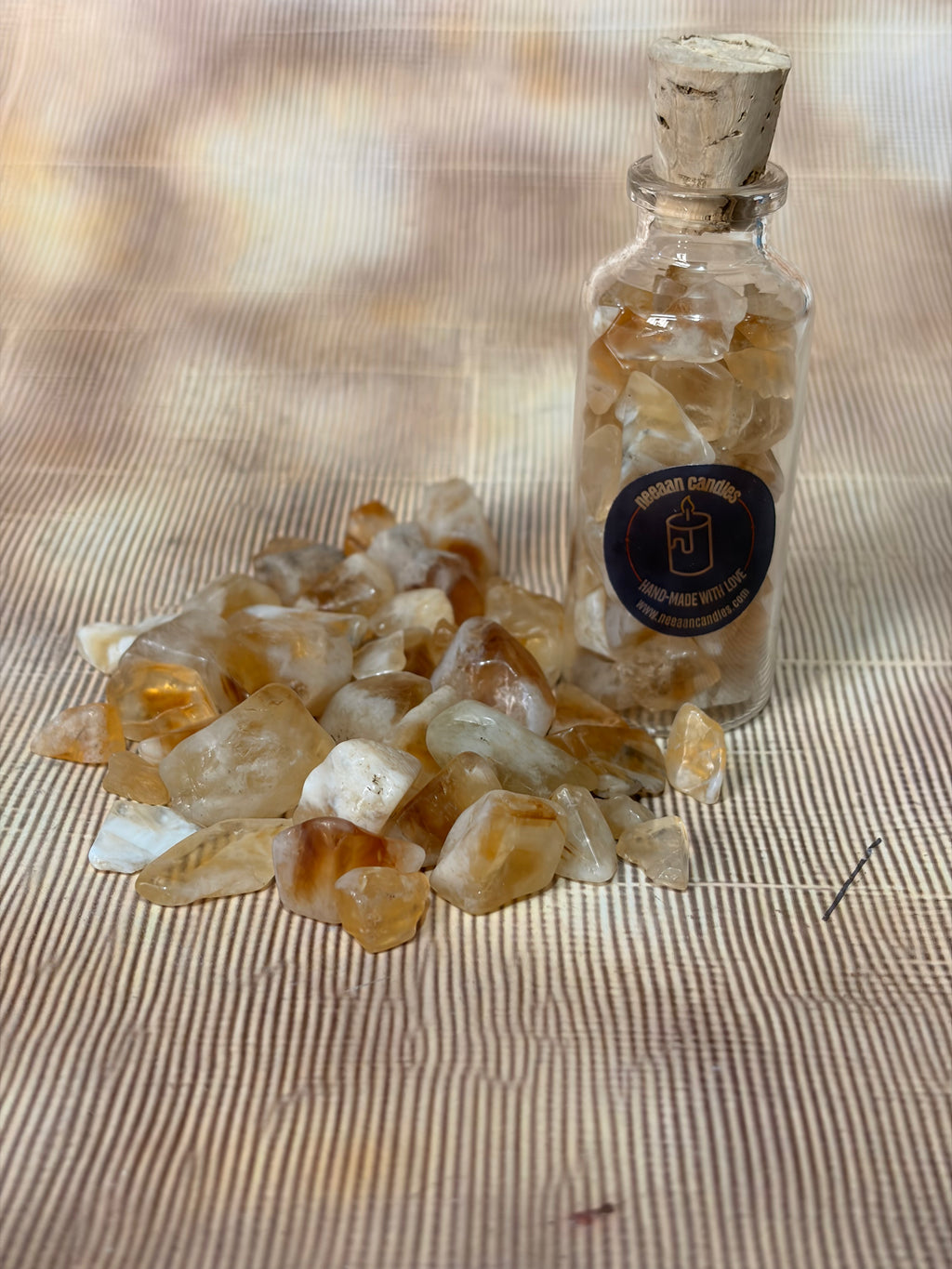 Energised Citrine Crystal Chips (50–60g) | Charged Abundance & Prosperity Crystals | Channelled Energy Stones