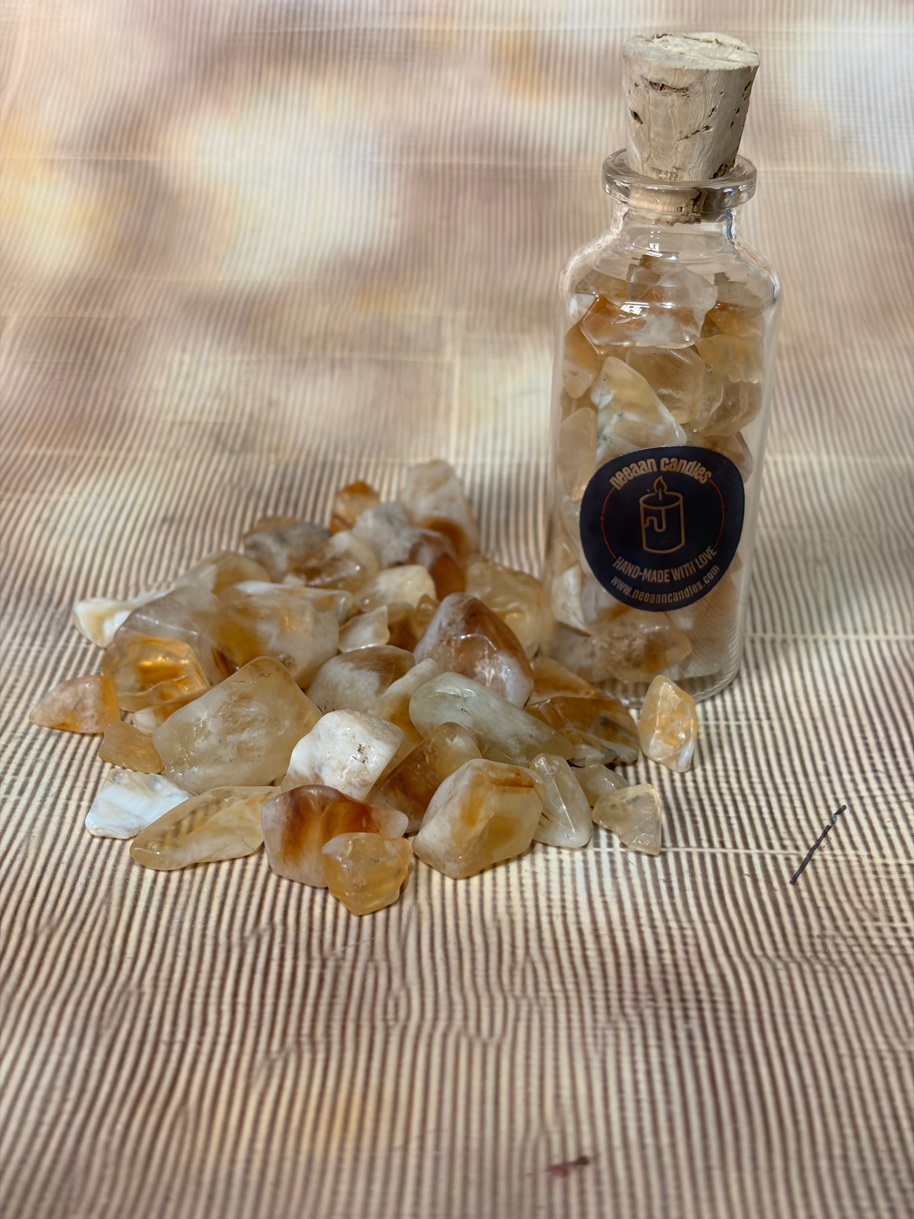 Energised Citrine Crystal Chips (50–60g) | Charged Abundance & Prosperity Crystals | Channelled Energy Stones