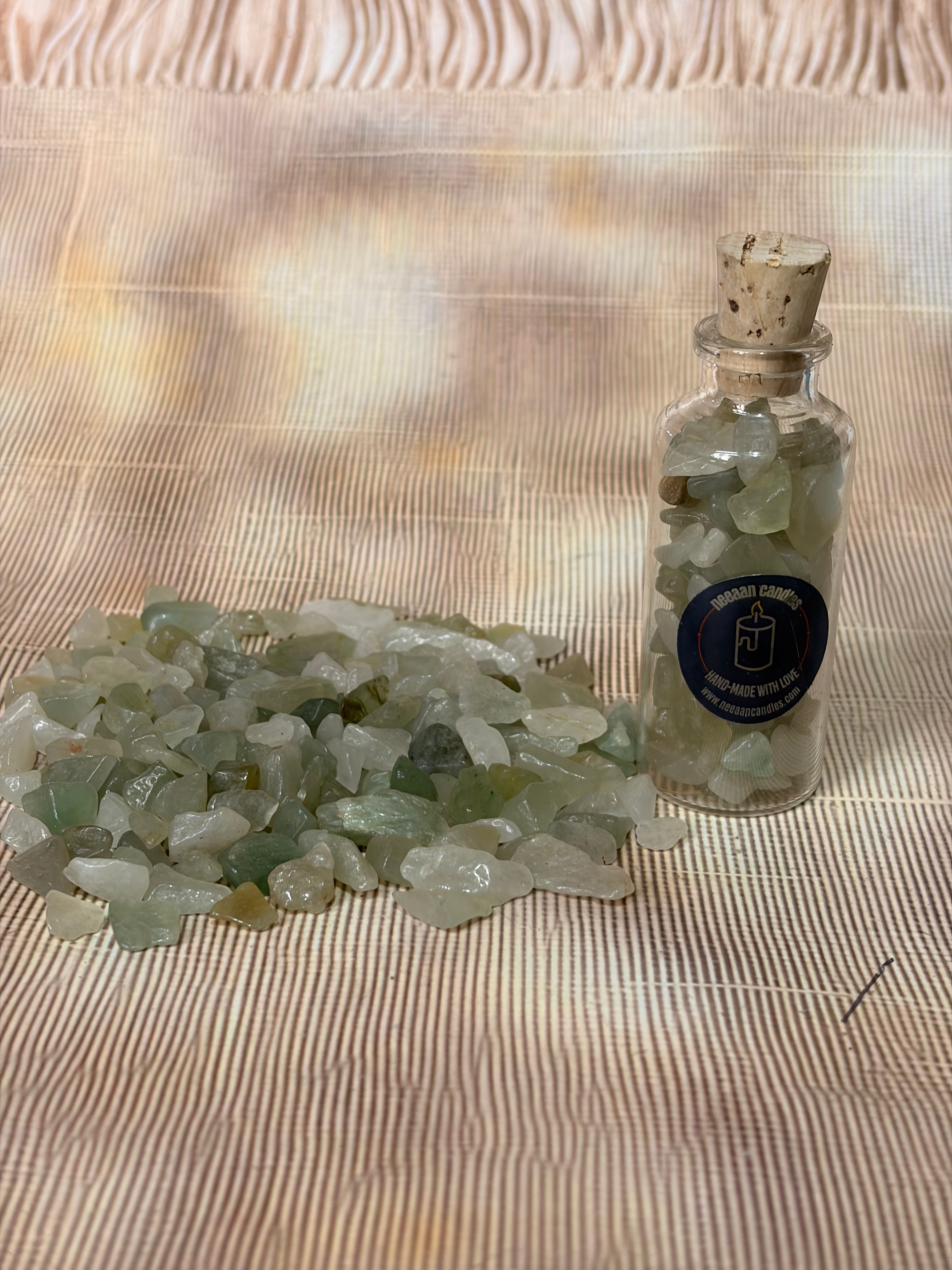 Energised Green Aventurine Crystal Chips (50–60g) | Charged Luck & Abundance Crystals | Channelled Energy Stones