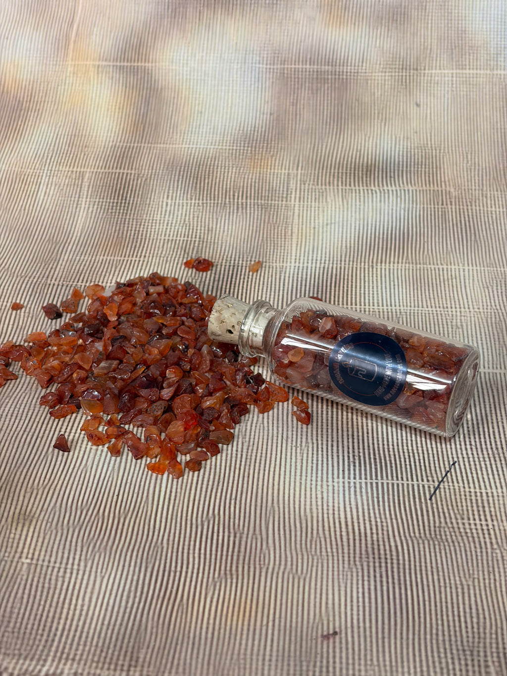 Energised Carnelian Crystal Chips (50–60g) | Charged Motivation & Confidence Crystals | Channelled Energy Stones