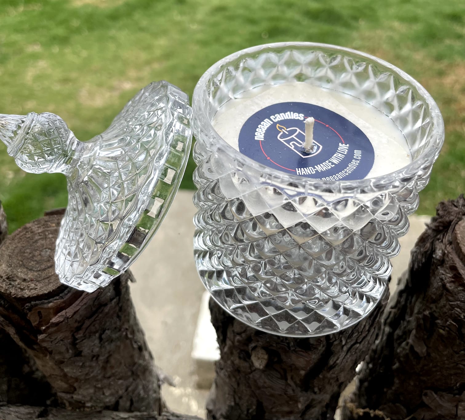 Crystal Jar Luxury Soy Wax Aroma Candle