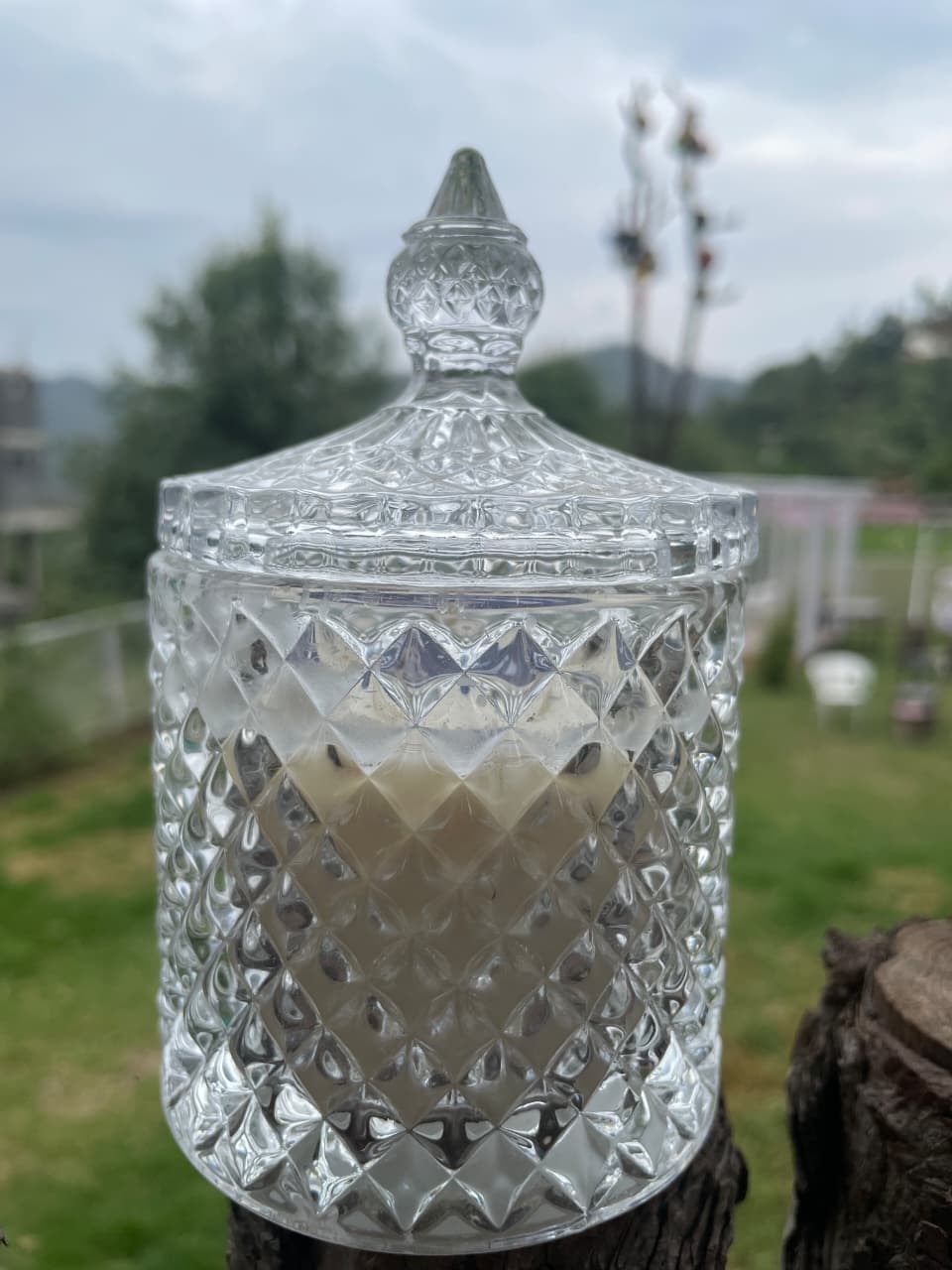 Crystal Jar Luxury Soy Wax Aroma Candle