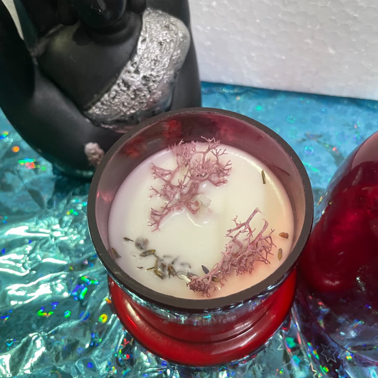 Luxury Decorative Candle with Glass Dome