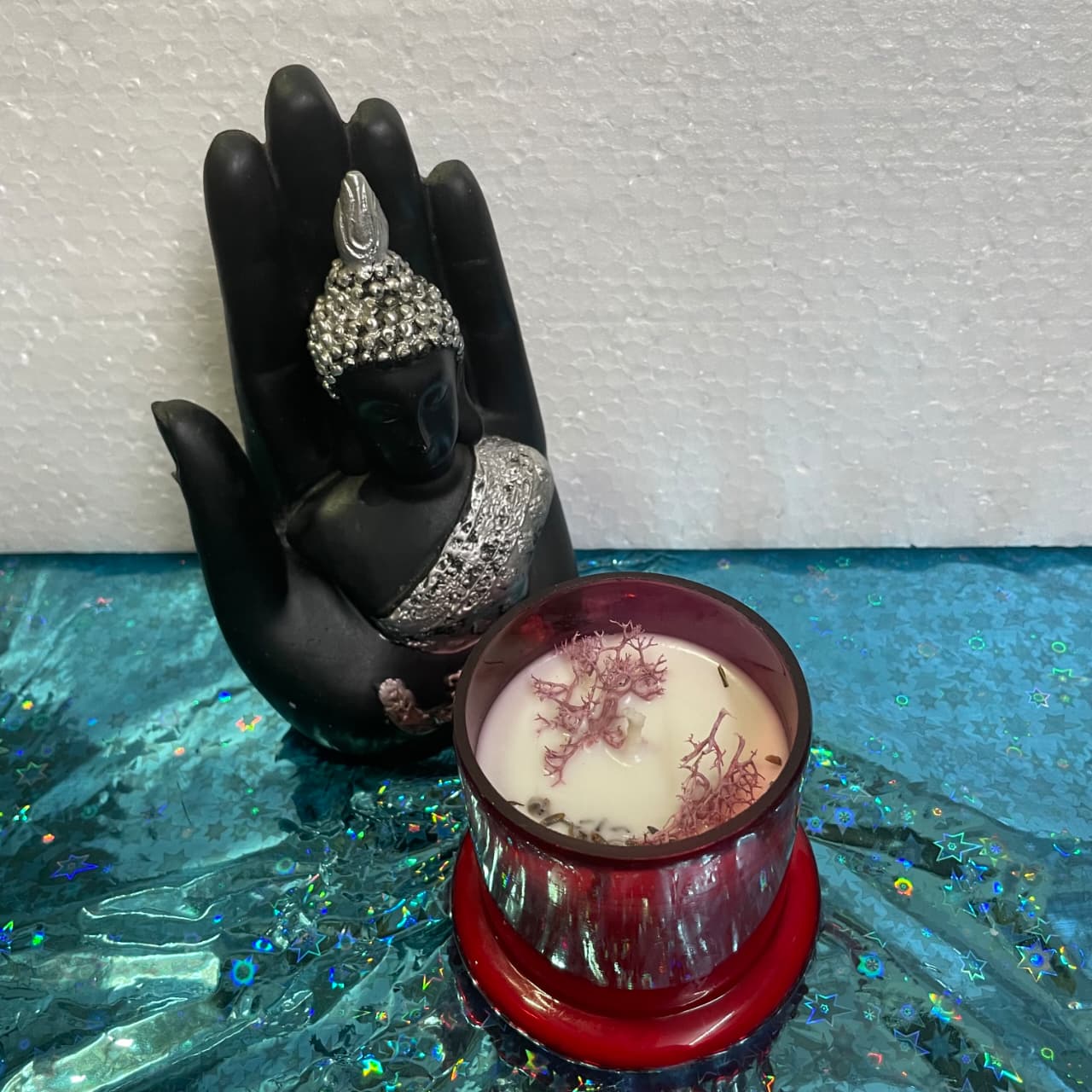 Luxury Decorative Candle with Glass Dome