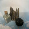 Negative Energy Removal Ritual Kit | Protection Candle Set with Black Soap & Charged Cleansing Salt | Spiritual Cleansing Kit