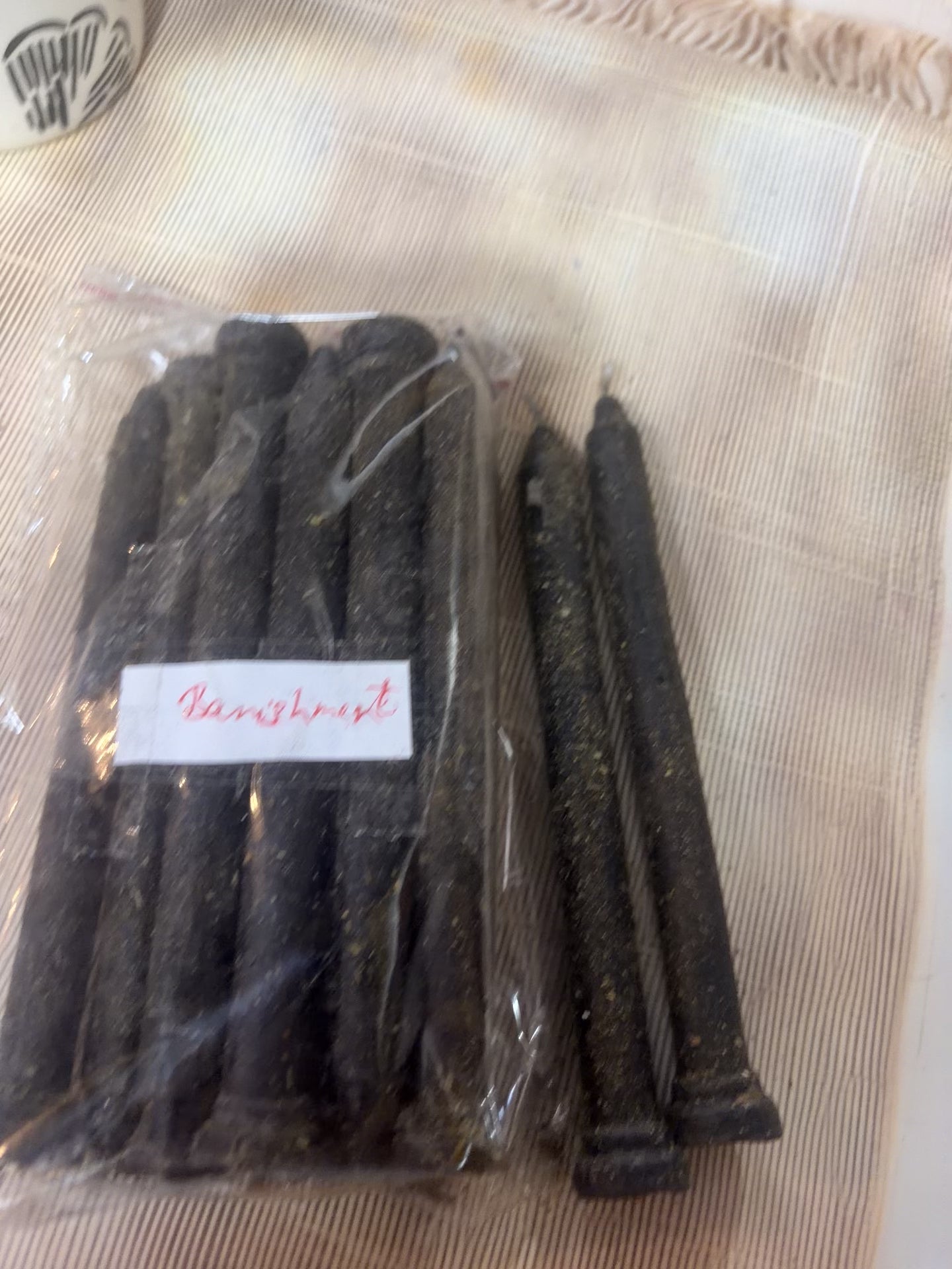 Banishment Ritual Taper Candles Set of 12 | Handcrafted Spiritual Candles for Releasing Negativity, Cord Cutting & Energy Cleansing