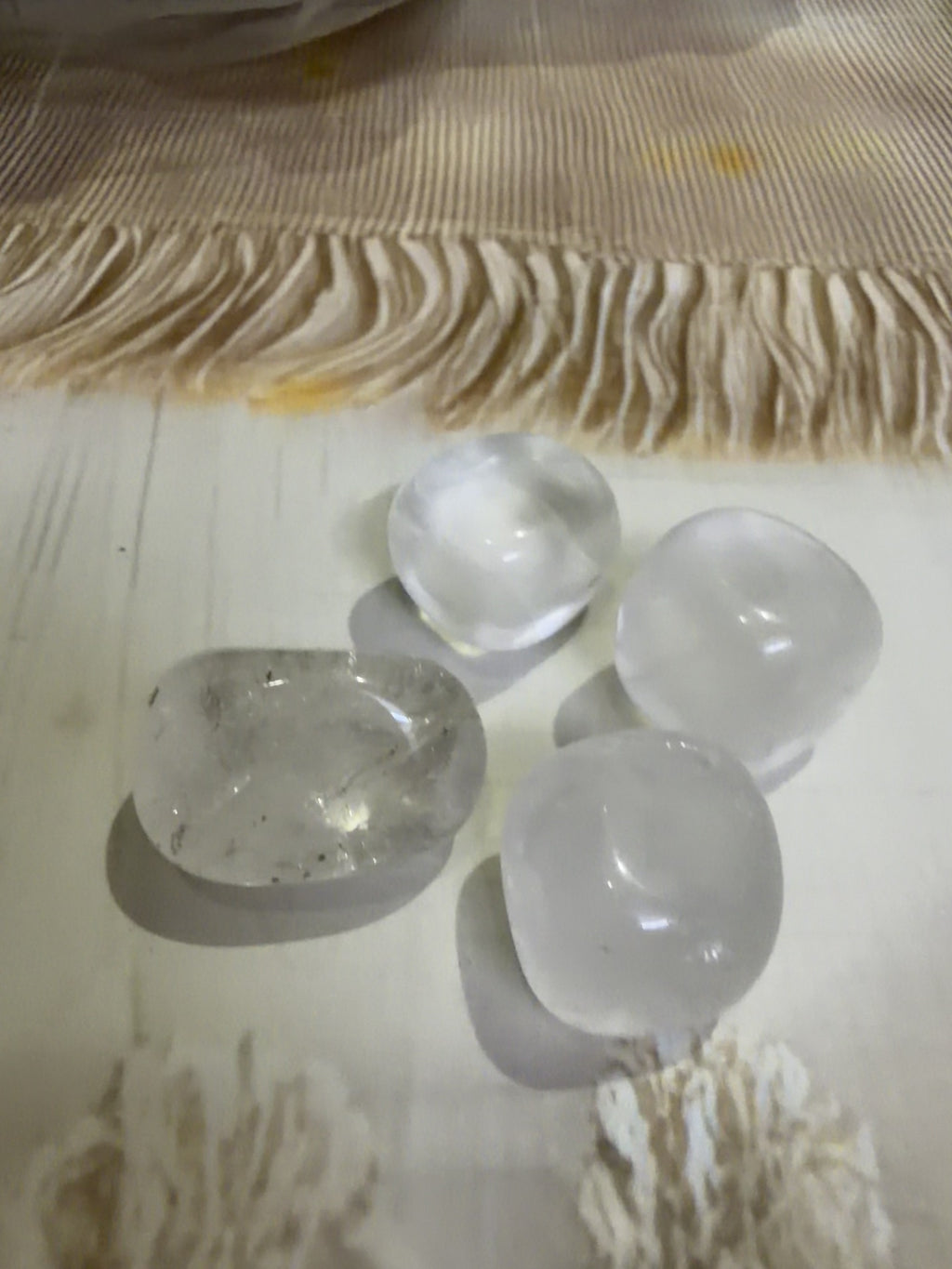 Clear Quartz Tumble Stone