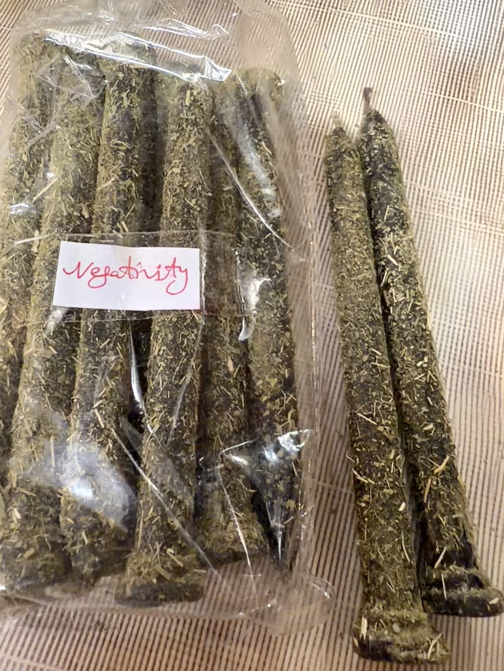 Negativity Removal Ritual Taper Candles Set of 12 | Handcrafted Spiritual Candles for Energy Cleansing, Protection & Releasing Negative Energy