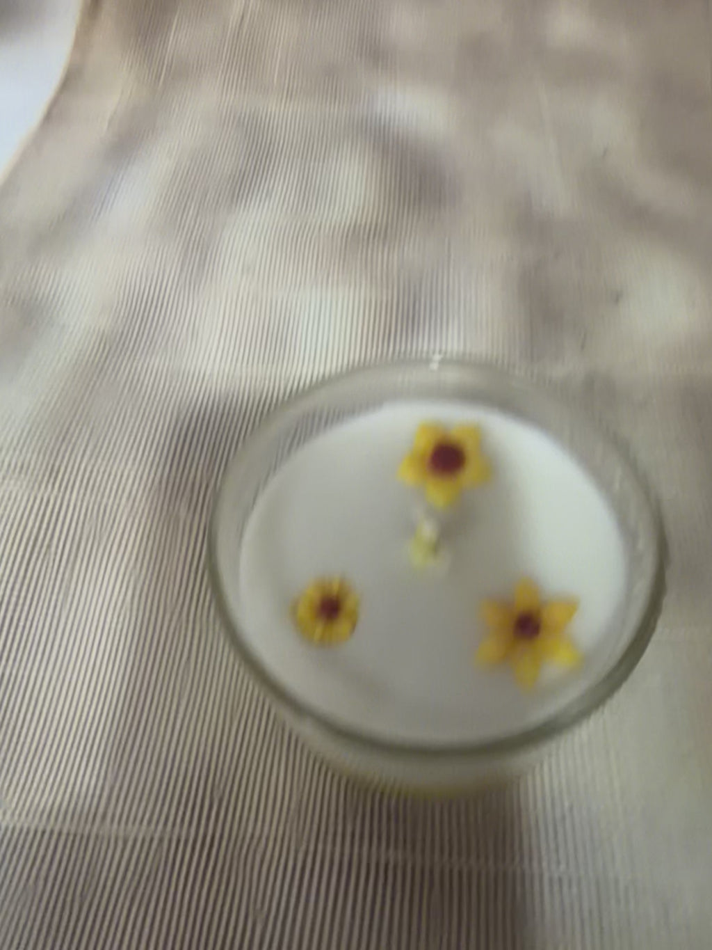 Sunshine Blossom Jar Candle – Handcrafted Decorative Scented Candle